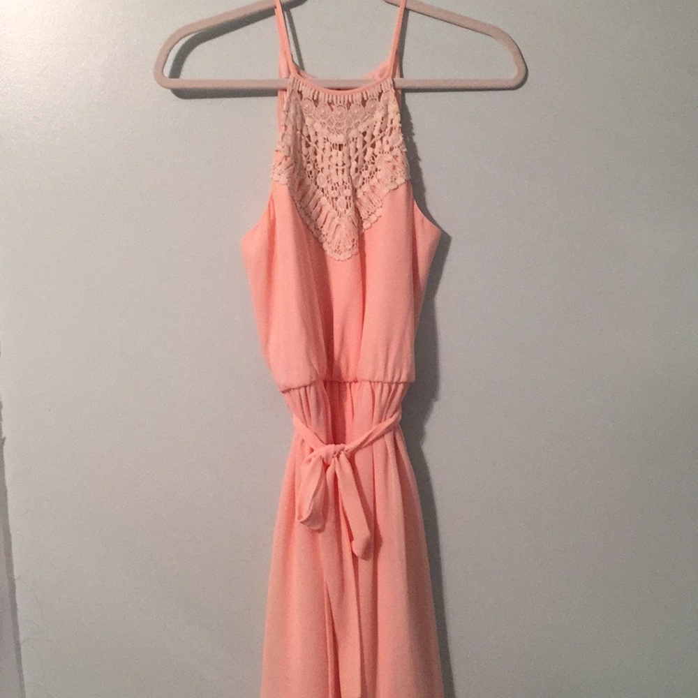 Pink Halter Dress